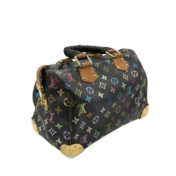 Louis Vuitton Monogram Multicolor Speedy 30 Black*Takashi Murakami 2010 Coll. - Picture 11 of 16